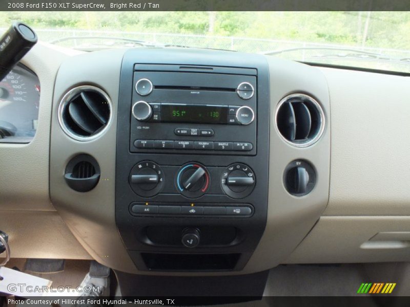 Bright Red / Tan 2008 Ford F150 XLT SuperCrew