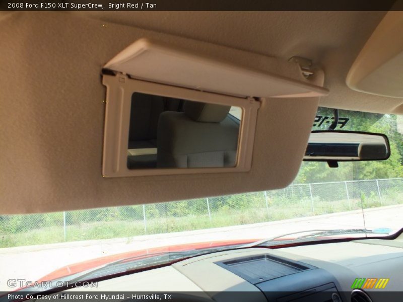 Bright Red / Tan 2008 Ford F150 XLT SuperCrew