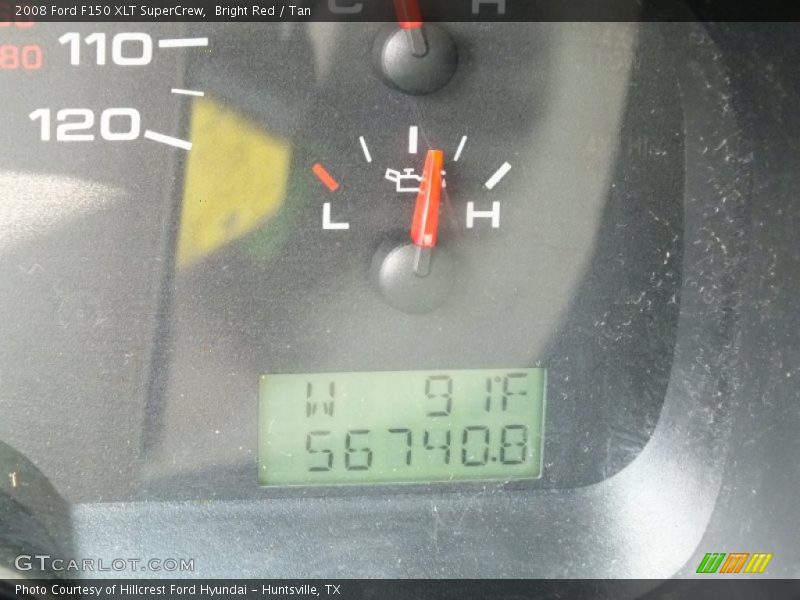 Bright Red / Tan 2008 Ford F150 XLT SuperCrew