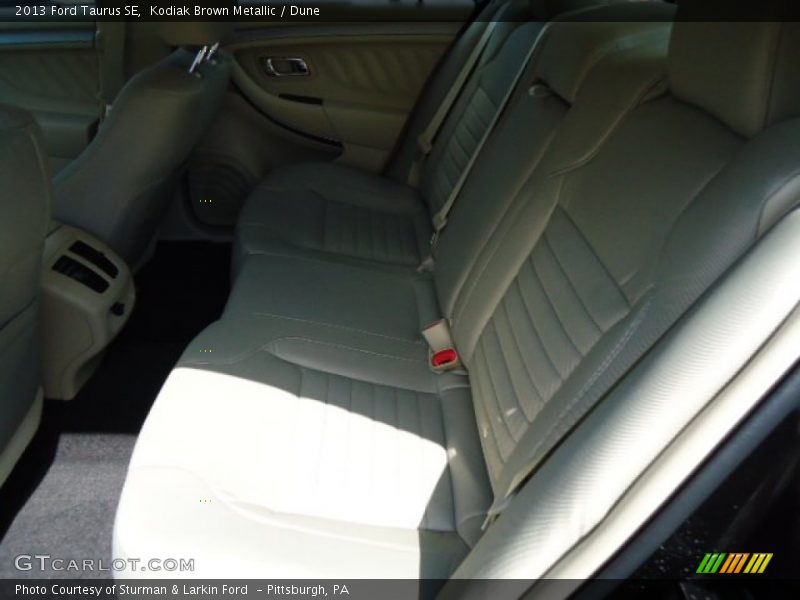 Rear Seat of 2013 Taurus SE