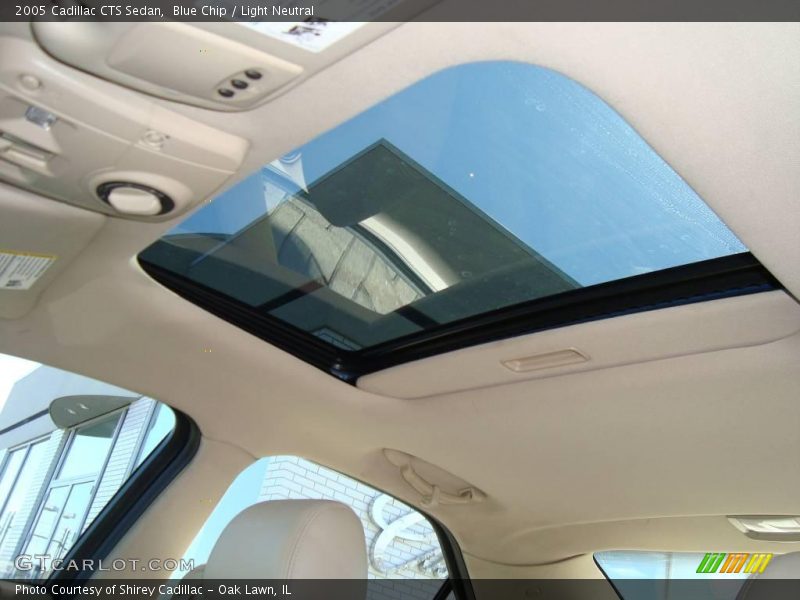 Blue Chip / Light Neutral 2005 Cadillac CTS Sedan