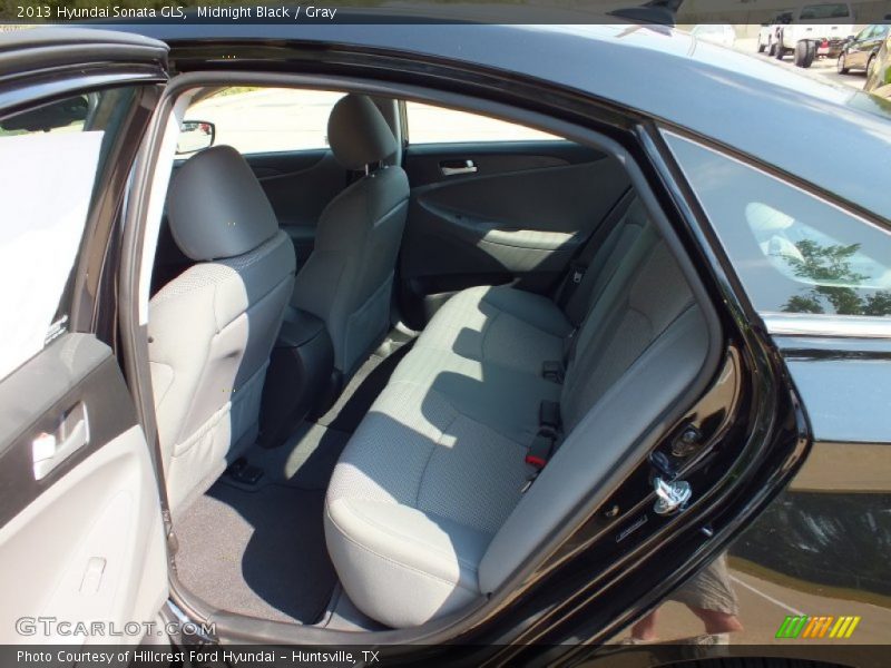 Midnight Black / Gray 2013 Hyundai Sonata GLS