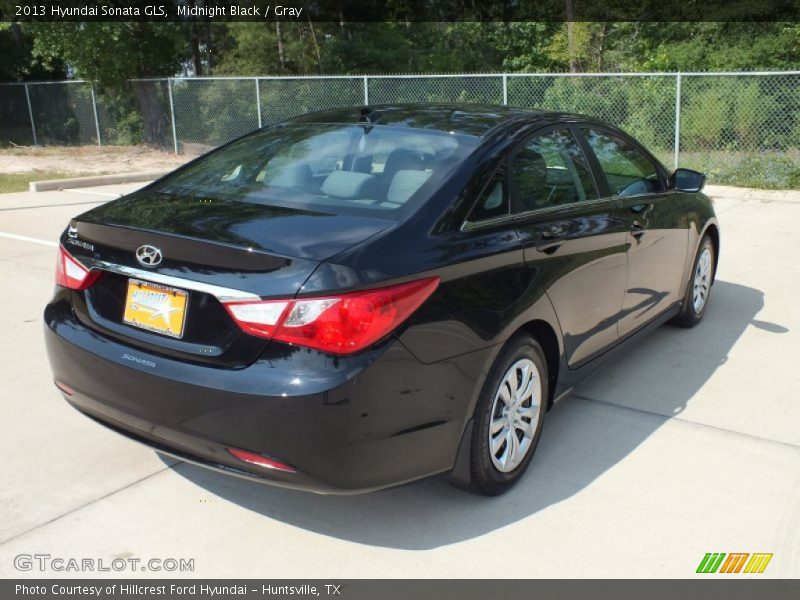 Midnight Black / Gray 2013 Hyundai Sonata GLS