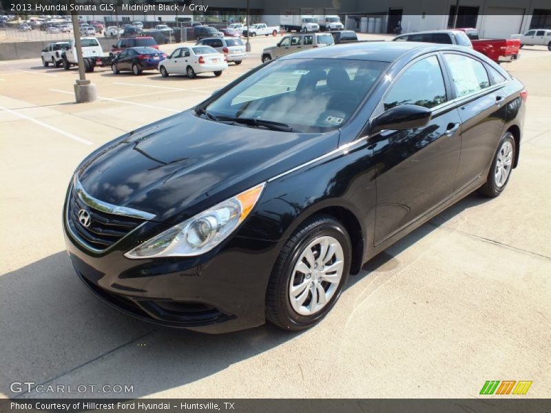 Midnight Black / Gray 2013 Hyundai Sonata GLS