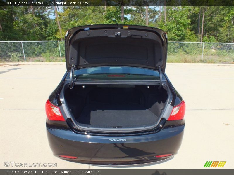 Midnight Black / Gray 2013 Hyundai Sonata GLS