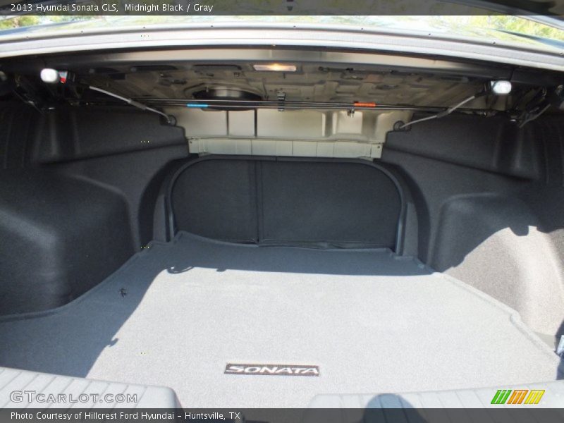 Midnight Black / Gray 2013 Hyundai Sonata GLS