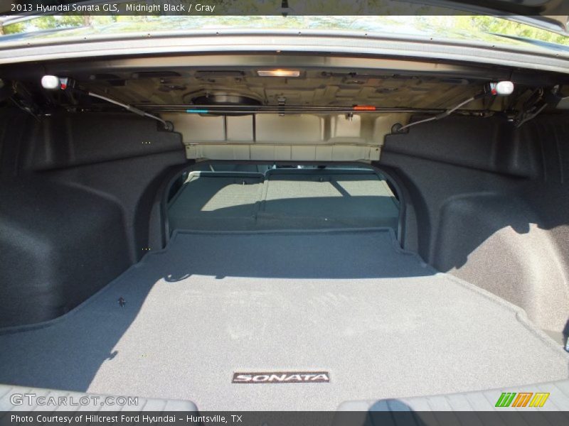 Midnight Black / Gray 2013 Hyundai Sonata GLS