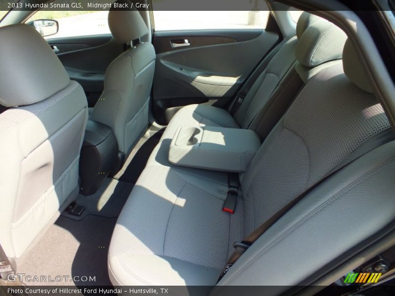 Midnight Black / Gray 2013 Hyundai Sonata GLS