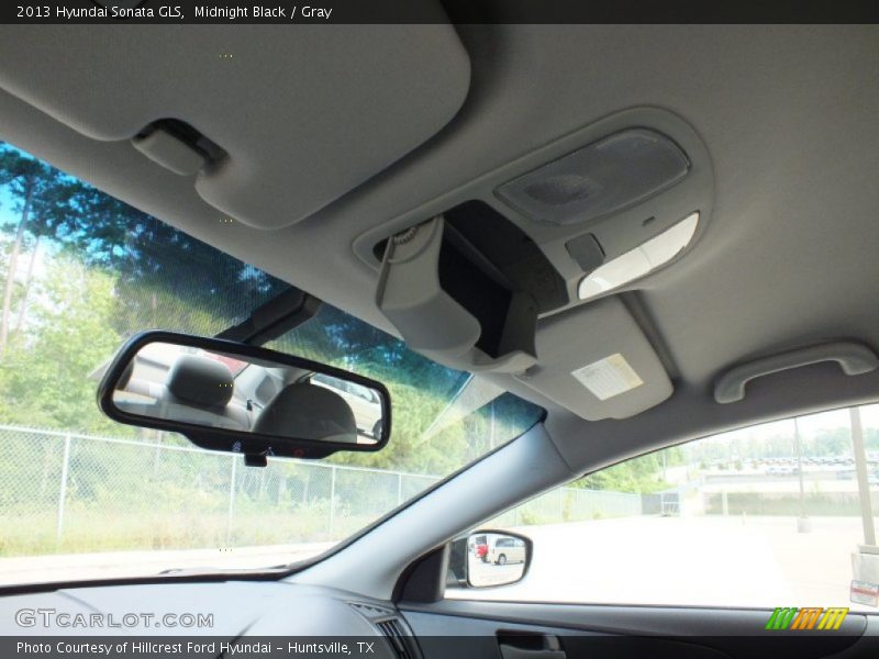 Midnight Black / Gray 2013 Hyundai Sonata GLS