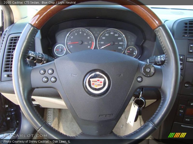 Blue Chip / Light Neutral 2005 Cadillac CTS Sedan
