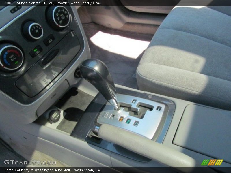 Powder White Pearl / Gray 2006 Hyundai Sonata GLS V6