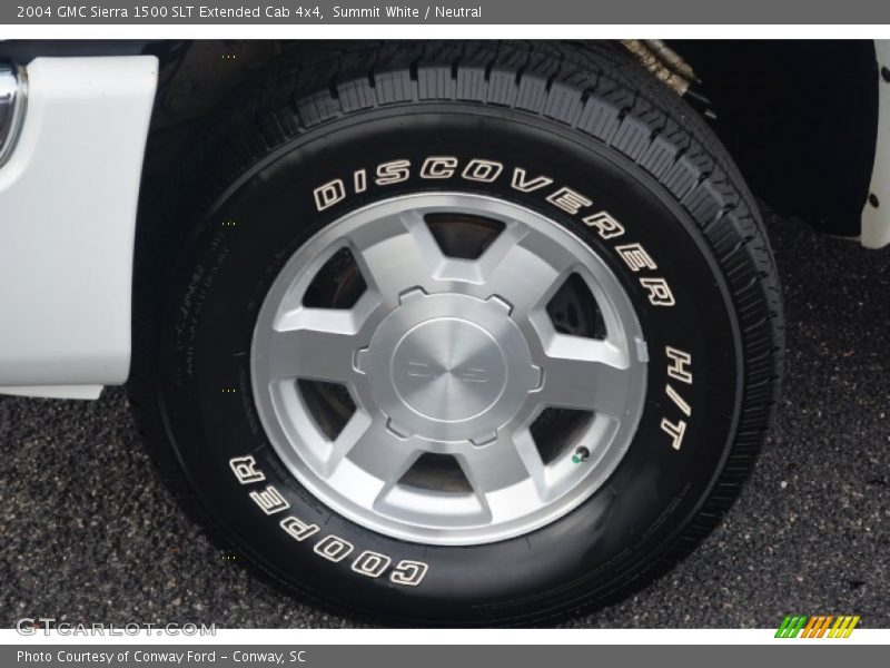 Summit White / Neutral 2004 GMC Sierra 1500 SLT Extended Cab 4x4