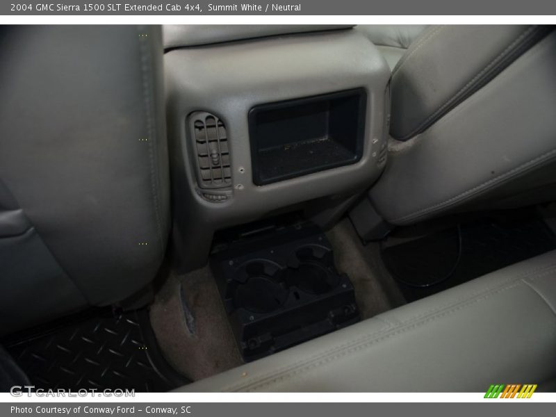 Summit White / Neutral 2004 GMC Sierra 1500 SLT Extended Cab 4x4