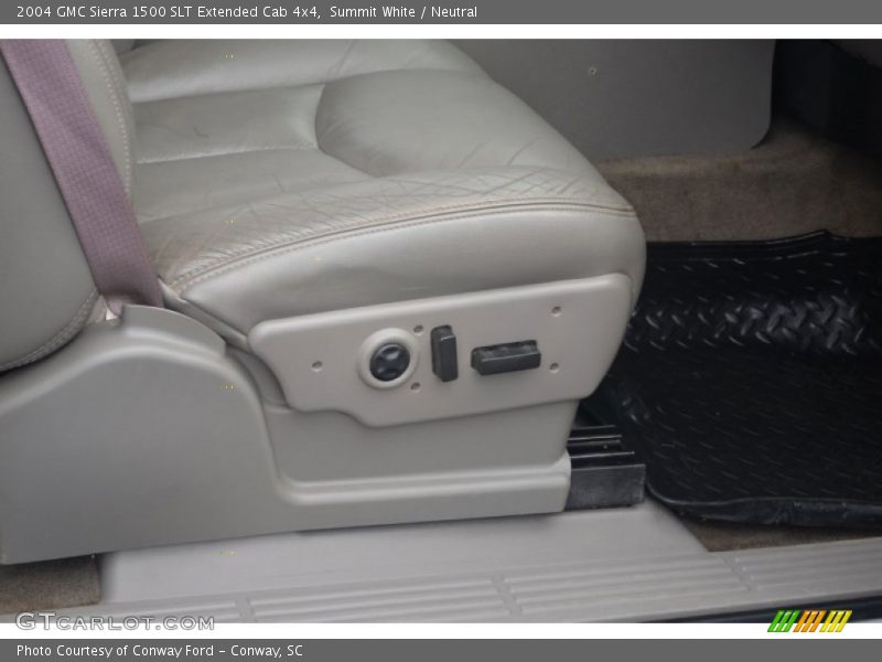 Summit White / Neutral 2004 GMC Sierra 1500 SLT Extended Cab 4x4