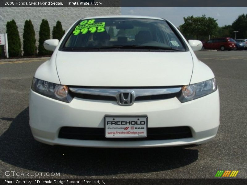Taffeta White / Ivory 2008 Honda Civic Hybrid Sedan