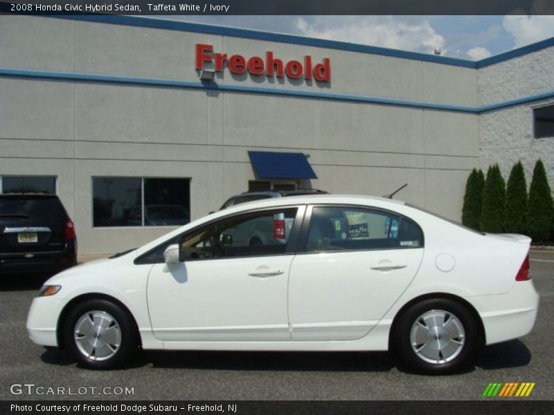 Taffeta White / Ivory 2008 Honda Civic Hybrid Sedan