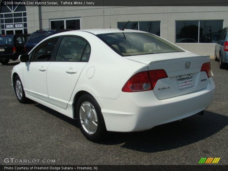 Taffeta White / Ivory 2008 Honda Civic Hybrid Sedan