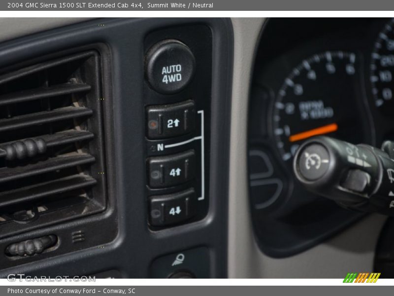 Summit White / Neutral 2004 GMC Sierra 1500 SLT Extended Cab 4x4