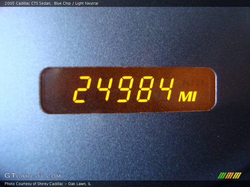 Blue Chip / Light Neutral 2005 Cadillac CTS Sedan