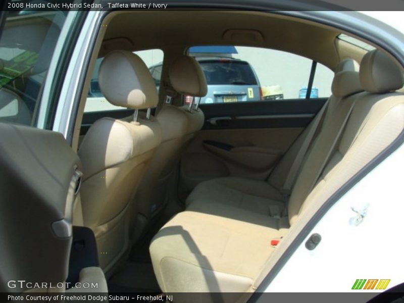 Taffeta White / Ivory 2008 Honda Civic Hybrid Sedan