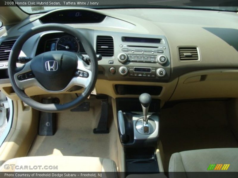 Taffeta White / Ivory 2008 Honda Civic Hybrid Sedan