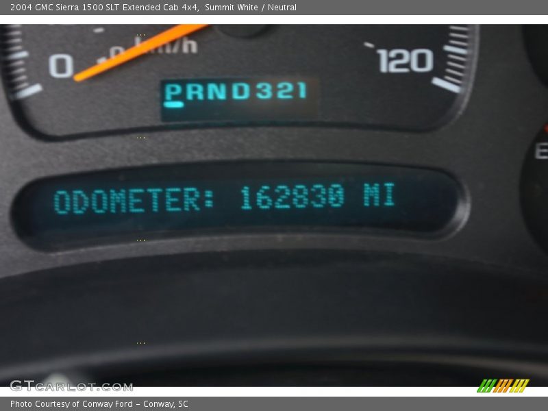 Summit White / Neutral 2004 GMC Sierra 1500 SLT Extended Cab 4x4
