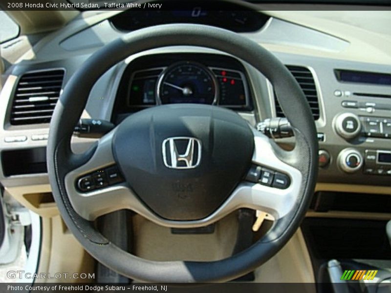 Taffeta White / Ivory 2008 Honda Civic Hybrid Sedan