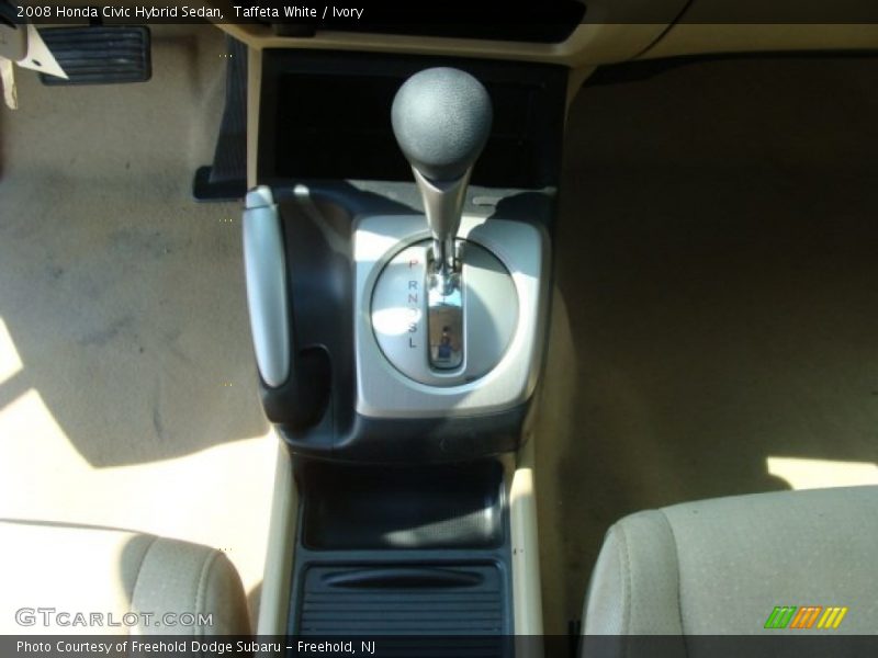 Taffeta White / Ivory 2008 Honda Civic Hybrid Sedan