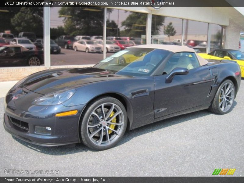 Night Race Blue Metallic / Cashmere 2013 Chevrolet Corvette 427 Convertible Collector Edition