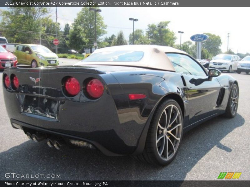  2013 Corvette 427 Convertible Collector Edition Night Race Blue Metallic