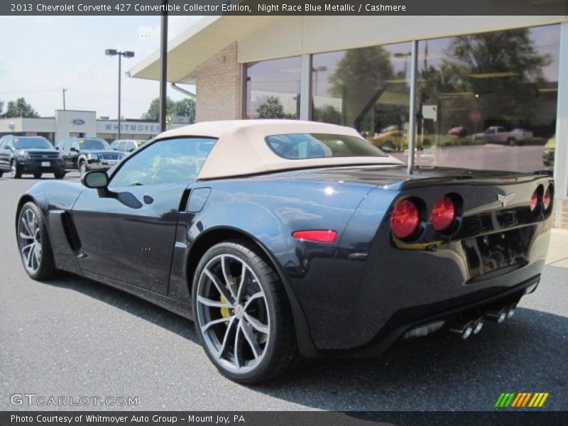  2013 Corvette 427 Convertible Collector Edition Night Race Blue Metallic