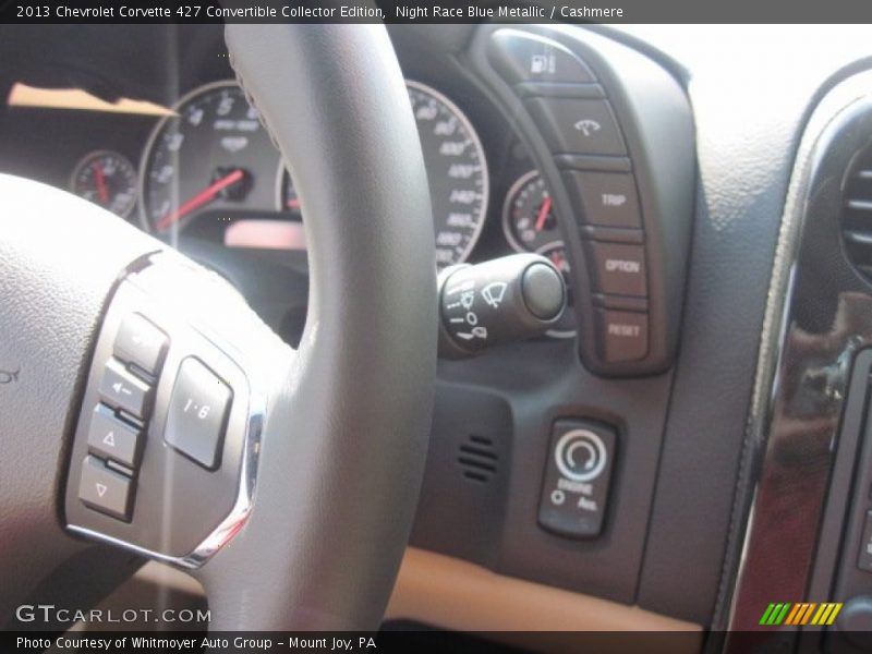 Controls of 2013 Corvette 427 Convertible Collector Edition