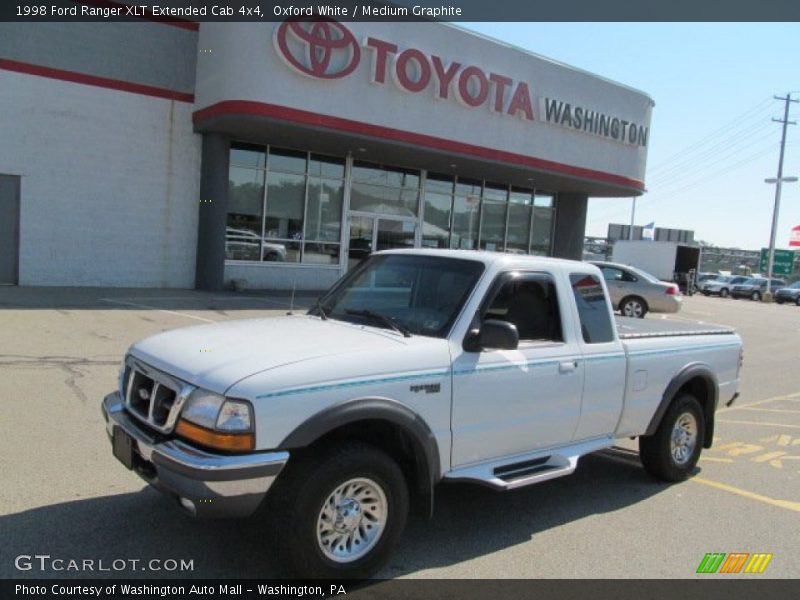 Oxford White / Medium Graphite 1998 Ford Ranger XLT Extended Cab 4x4