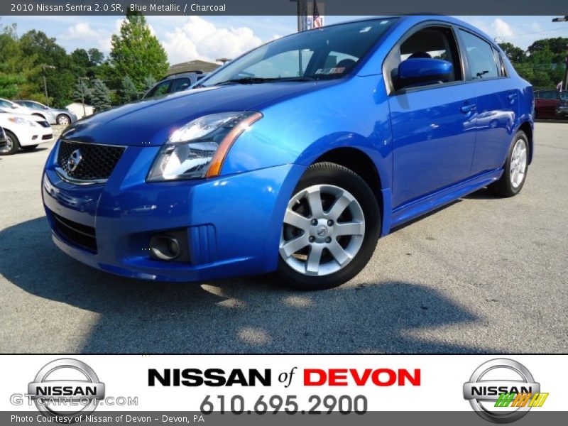 Blue Metallic / Charcoal 2010 Nissan Sentra 2.0 SR
