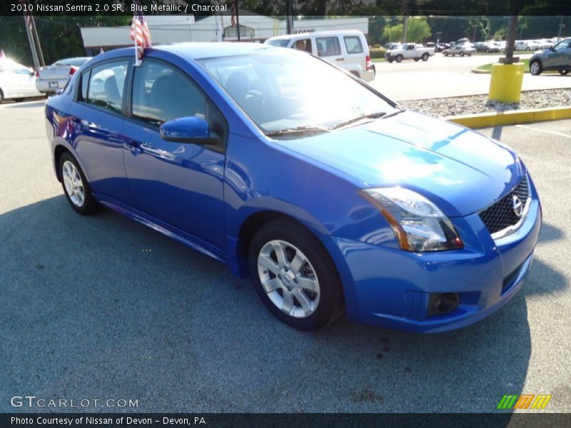 Blue Metallic / Charcoal 2010 Nissan Sentra 2.0 SR