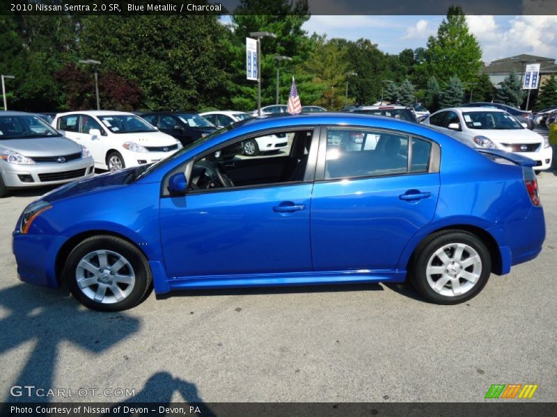 Blue Metallic / Charcoal 2010 Nissan Sentra 2.0 SR