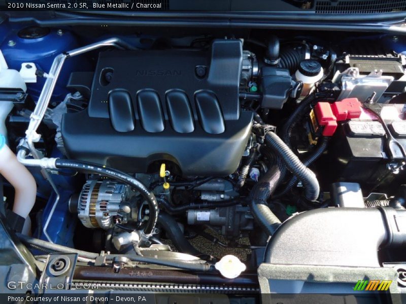 Blue Metallic / Charcoal 2010 Nissan Sentra 2.0 SR