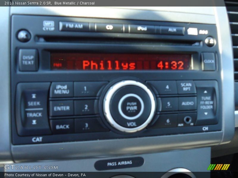 Blue Metallic / Charcoal 2010 Nissan Sentra 2.0 SR