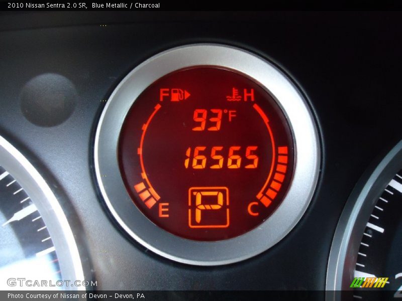 Blue Metallic / Charcoal 2010 Nissan Sentra 2.0 SR