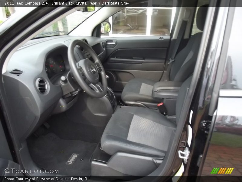  2011 Compass 2.4 Dark Slate Gray Interior