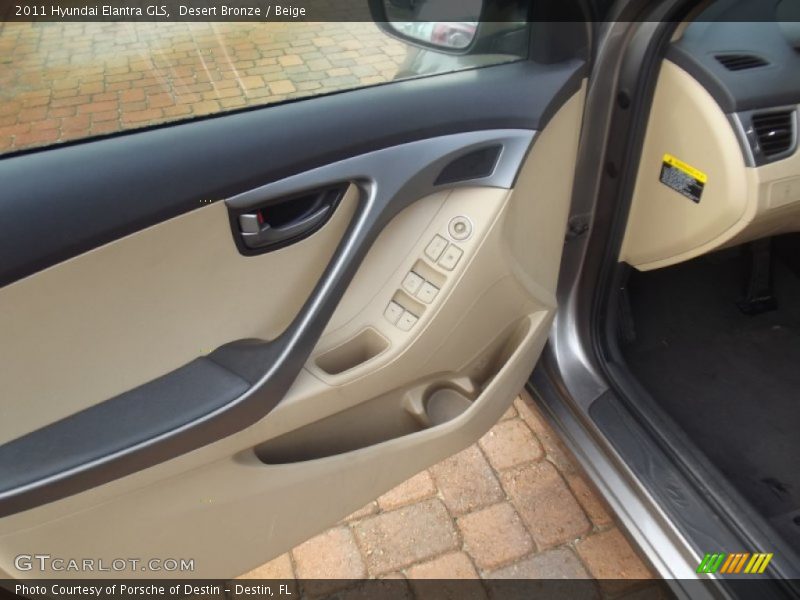 Desert Bronze / Beige 2011 Hyundai Elantra GLS