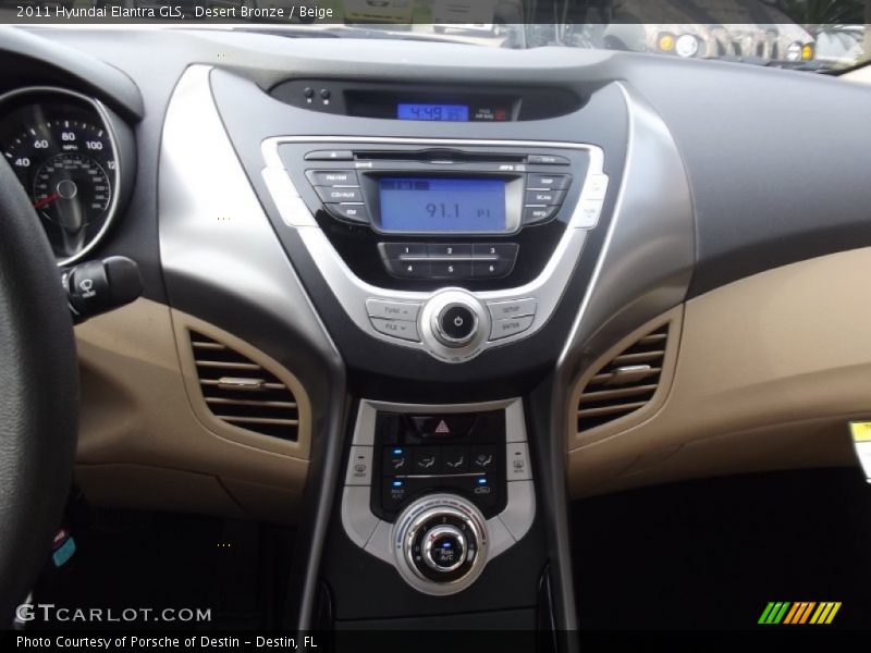 Desert Bronze / Beige 2011 Hyundai Elantra GLS