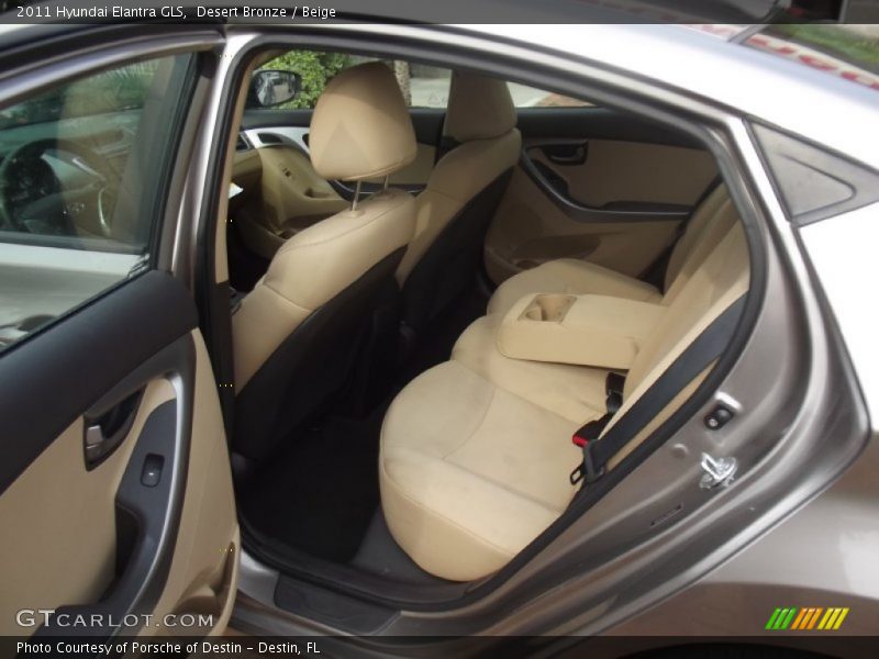 Desert Bronze / Beige 2011 Hyundai Elantra GLS