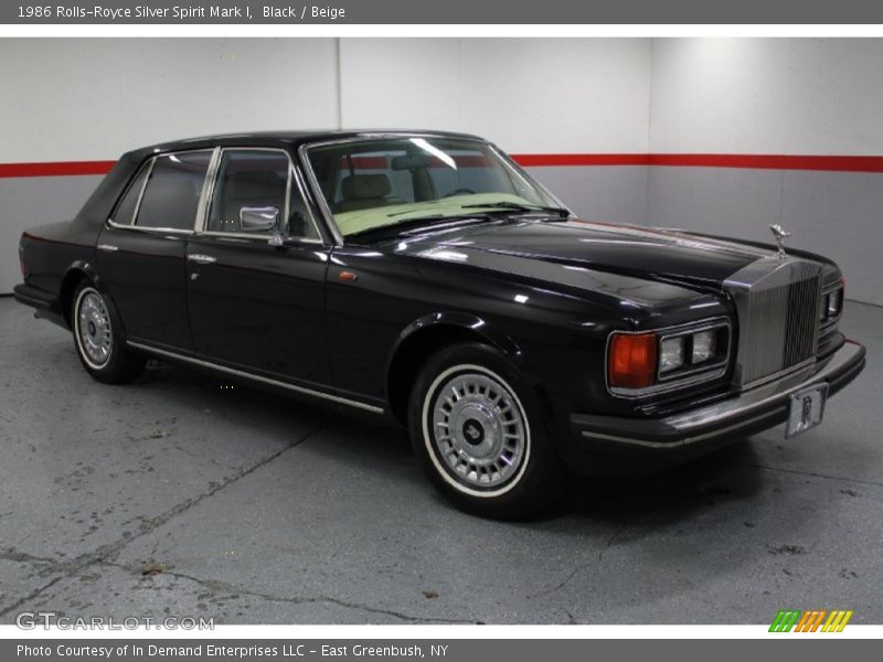 Black / Beige 1986 Rolls-Royce Silver Spirit Mark I