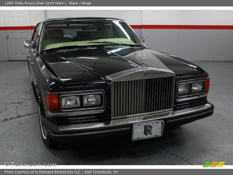 Black / Beige 1986 Rolls-Royce Silver Spirit Mark I