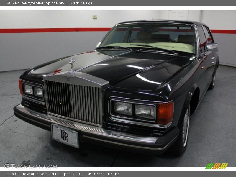 Black / Beige 1986 Rolls-Royce Silver Spirit Mark I