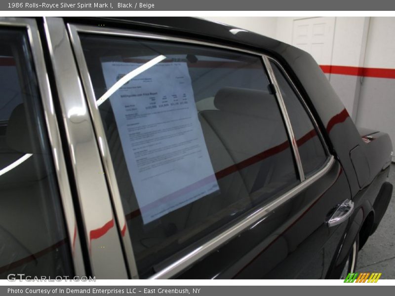 Black / Beige 1986 Rolls-Royce Silver Spirit Mark I
