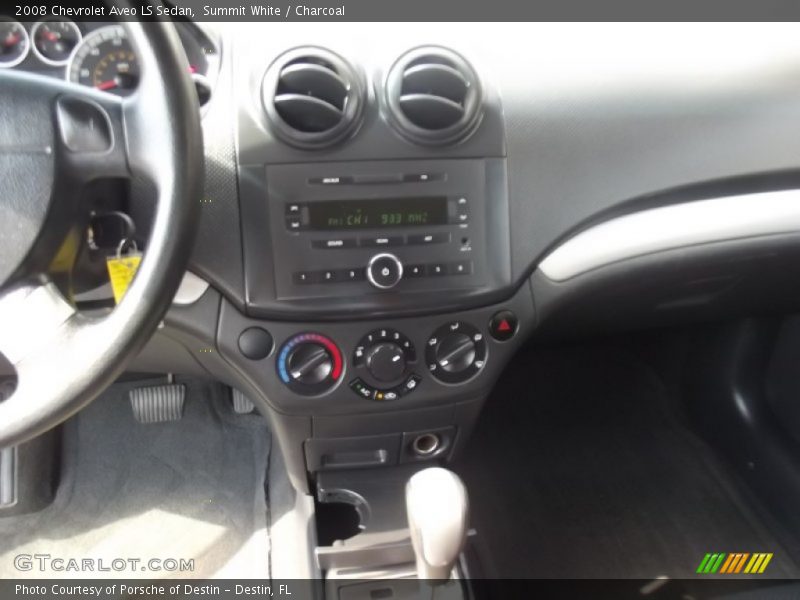 Summit White / Charcoal 2008 Chevrolet Aveo LS Sedan