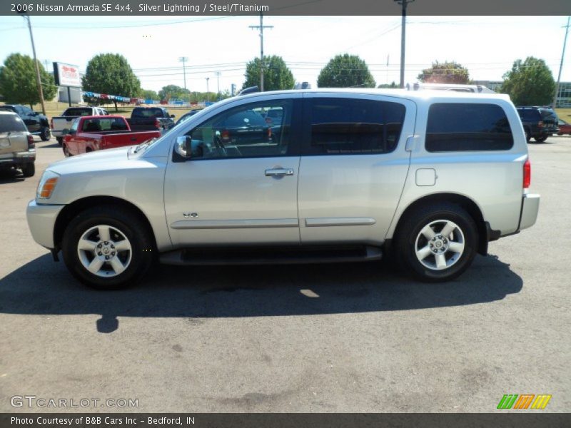 Silver Lightning / Steel/Titanium 2006 Nissan Armada SE 4x4