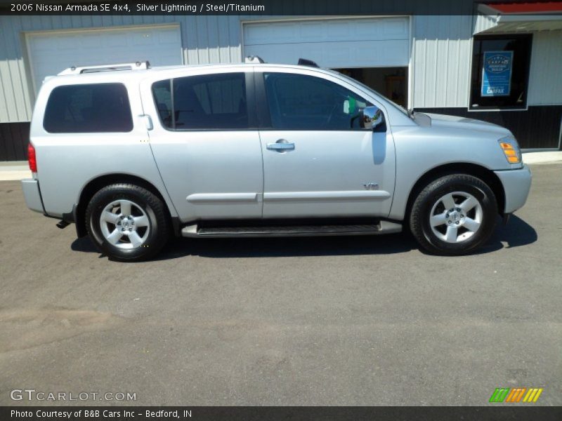 Silver Lightning / Steel/Titanium 2006 Nissan Armada SE 4x4